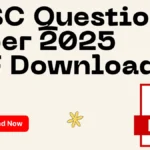 BPSC Question Paper 2025 PDF Download