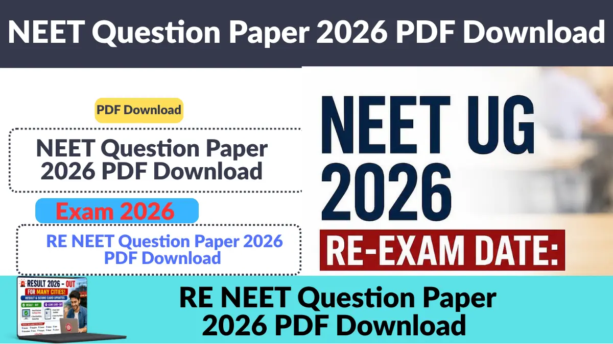 NEET Question Paper 2026 PDF Download