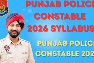 Punjab Police Constable 2026 Syllabus