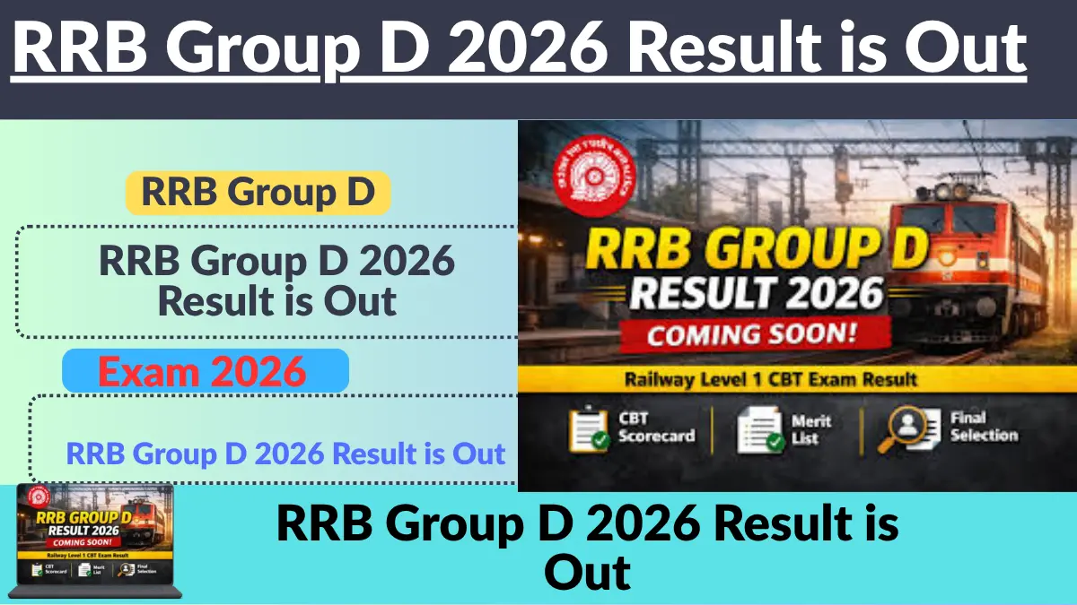 RRB Group D 2026 Result is Out