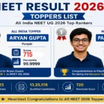 NEET Result 2026 Toppers List