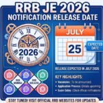 RRB JE 2026 Notification Release Date