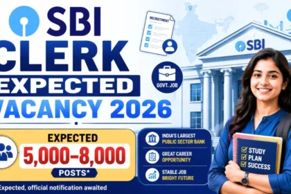 SBI Clerk Expected Vacancy 2026