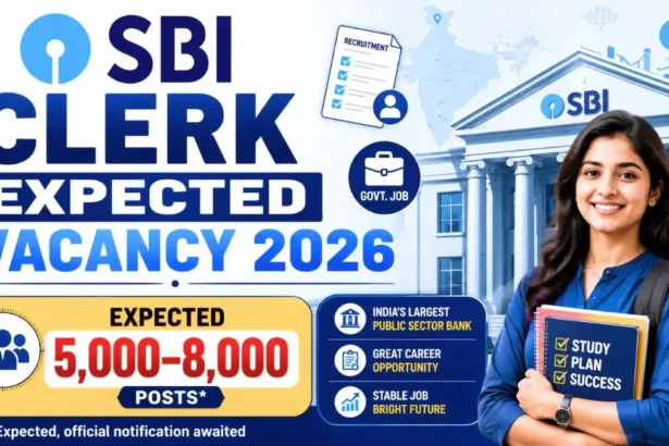 SBI Clerk Expected Vacancy 2026