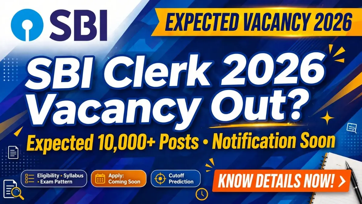 SBI Clerk Vacancy 2026
