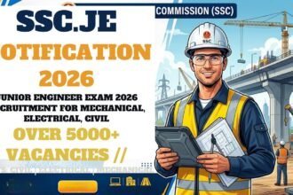 SSC JE Notification 2026