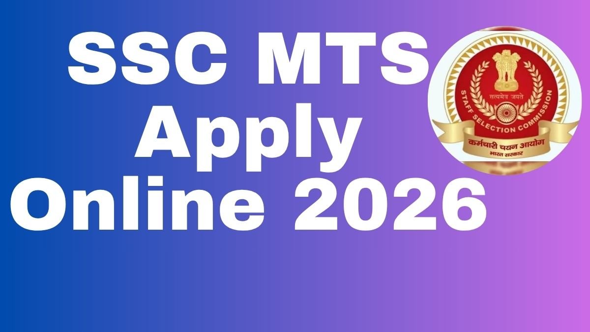 SSC MTS Apply Online