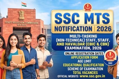 SSC MTS Notification 2026