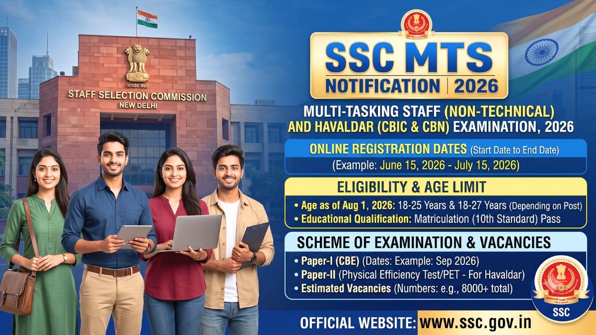 SSC MTS Recruitment 2026
